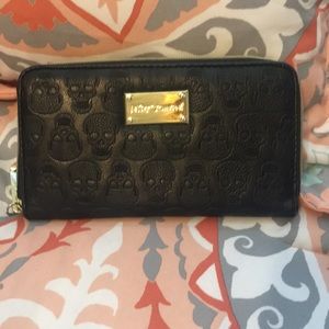 Betsey Johnson Skull Wallet